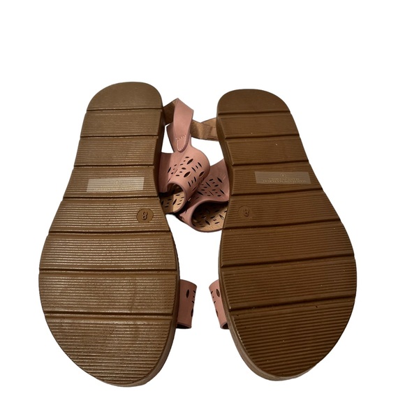 Refresh Women’s Ashley Open Cutwork Straps Slingback Sandals Mauve Size 8 NWOT - Picture 6 of 6